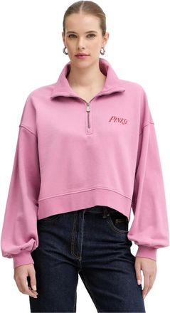 Pinko Mujer, Sudaderas, Rosa, Talla: L