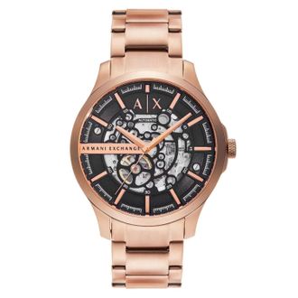 A|X Armani Exchange Mens Hampton Black Dial Watch