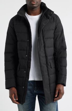 Save The Duck Gordon Puffer Jacket with Stowaway Hood in Black Melange at Nordstrom Rack, Size Medium