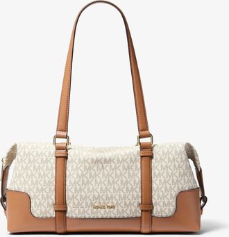 Michael Kors Teddi Large Signature Logo Shoulder Bag