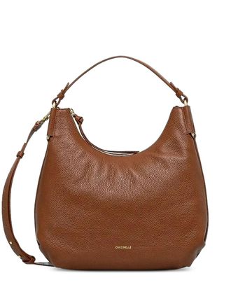 Coccinelle Kleine Rebekka leren shopper - Bruin