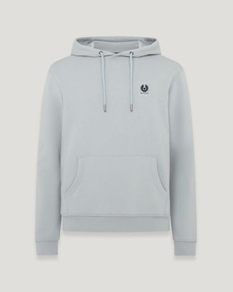 Belstaff Hoodie Mens Cotton Fleece Quarry Blue Size 3XL