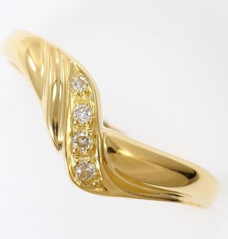 C&A Yellow Gold Yellow Gold (18K) Band Ring (Pre-Owned)