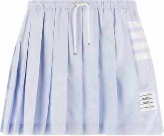 Thom Browne 4-Bar Oxford Pleated Skirt