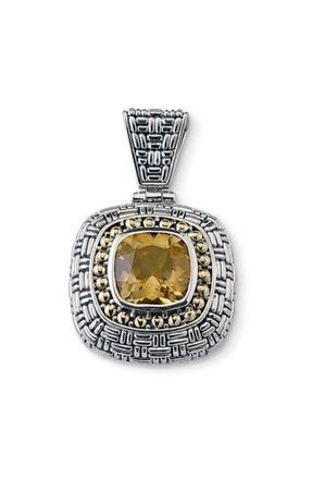 Samuel B. Citrine Cushion Pendant in Yellow at Nordstrom Rack