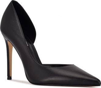Nine West Folowe Half dOrsay Pump in Black 004 at Nordstrom, Size 9.5