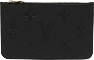 Louis Vuitton Pre-owned Clutches, female, Black, Size: ONE SIZE Pre-owned Canvas Clutch