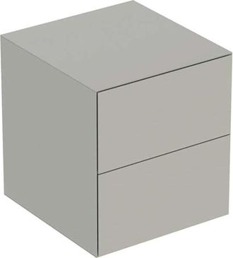 Keramag Keramag - Geberit One Armario Lateral Con Dos Cajones, 45x49.2x47cm