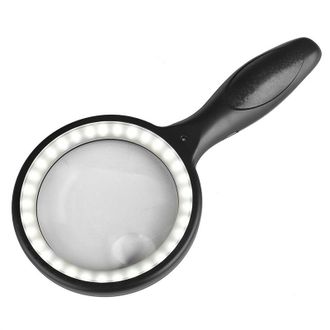 OEM Lupa De 60 X 30 Mm, 33 Led, Aumento V&iacute;a Usb, 3 Modos, Ciclo De Lectura Led, Inspecci&oacute;n, Exploraci&oacute;n, Adecuada Para Personas Mayores Y Joyeros