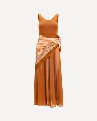 Zimmermann Aster scarf maxi Dress Female 1