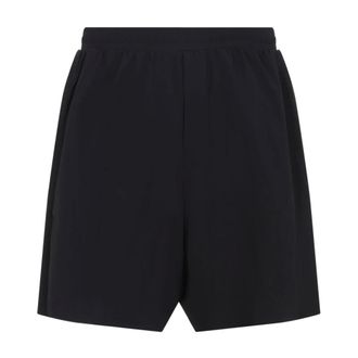Yohji Yamamoto Korte Broeken, Heren, Zwart, XL, Polyester, M Lt Wov Shorts