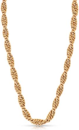 Ettika Twisted Strands Necklace in Gold at Nordstrom