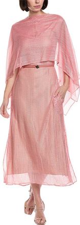 Akris Popover Silk Midi Dress