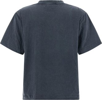 Balenciaga Embroidered Logo T-shirt - Charcoal