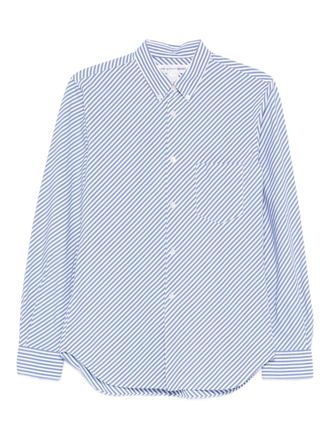 Comme Des Garçons Camicia a righe - Blu