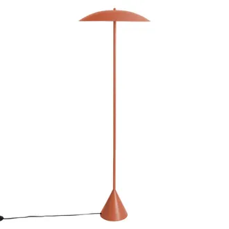 Sweeek L&aacute;mpara de pie interior metal, &oslash;50cm, terracota