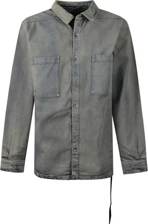 Rick Owens Blue Jumbo Denim Jacket