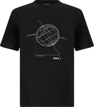 HUGO BOSS League GRX T-shirt - Heren - T-shirts - Zwart - M - Katoen - Tops