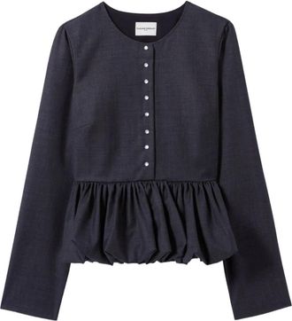 Claudie Pierlot Top con bottoni - Grigio