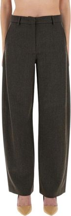 Moschino Straight Broeken - Dames - Straight fit broeken - Bruin - S - Broeken
