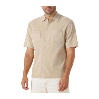 Drykorn Beige Polo Malecc 420198 - Heren - Ronde hals truien - Beige - S - Truien & Vesten