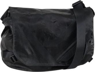 Chanel Pre-owned Cross Body Bags, female, Black, Size: ONE SIZE Pre-owned Canvas Crossbody Bag