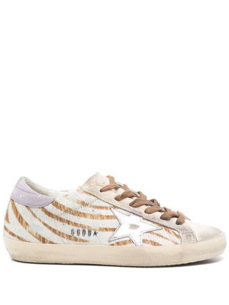 Golden Goose Golden Gänse Superstar Leder -Sneaker