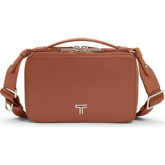 Tumi Myla Leather Crossbody Bag in Sienna at Nordstrom