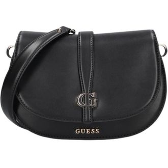 Guess Tassen, Dames, Zwart, ONE Size, Carrie Flap Schoudertas