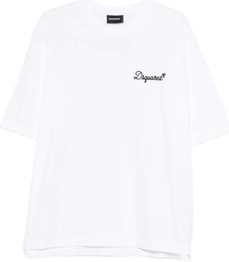 Dsquared2 T-shirt con logo - Bianco