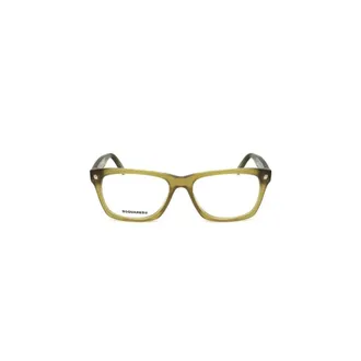 Dsquared2 Glasses, male, Green, Size: ONE SIZE Acetate Rectangular Eyeglasses