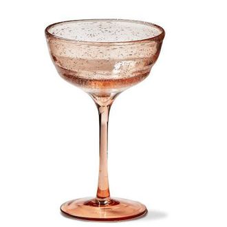Tag Blush Bubble Glass Coupe Wine Glasses in Pink at Nordstrom
