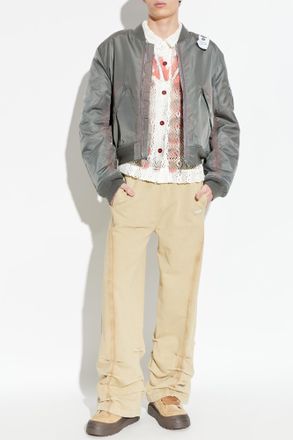 Avavav Wide-leg Sweatpants, Mens, Beige