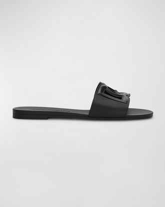 Dolce & Gabbana Cut-Out DG Rubber Sandals