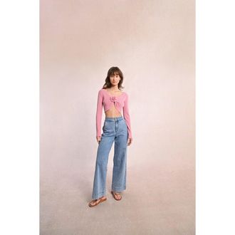 Molly Bracken Wijde jeans