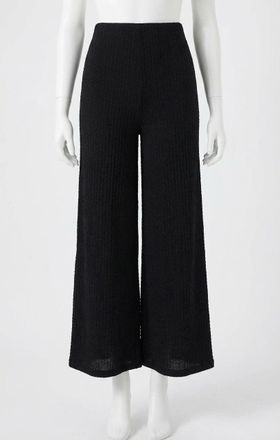 Z Supply Billie Wide Leg Pants In Black