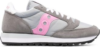 Saucony Jazz lace-up sneakers - women - Calf Leather/Calf Suede/Rubber/Fabric/Fabric - 36 - Grey