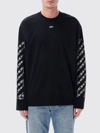 Off-white T-shirt in cotone con logo Arrow