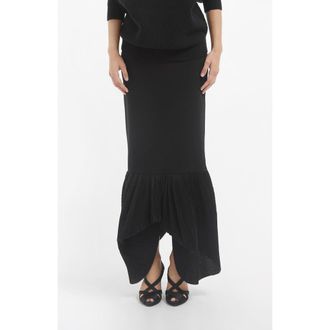 Co Peplum Skirt in Jersey in Black at Nordstrom, Size 12
