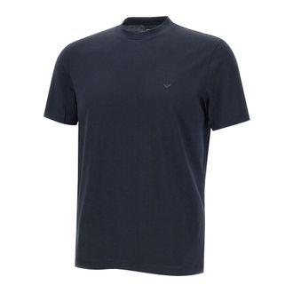 Emporio Armani Heren Reis Essentieel T-shirt Navy Blauw - Heren - T-shirts - Blauw - 3XL - Katoen - Tops