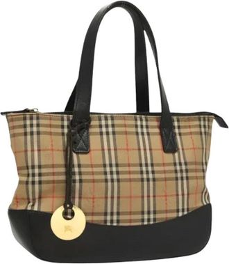 Burberry Pre-owned Handbags, female, Beige, Size: ONE SIZE Pre-owned Hand Bag