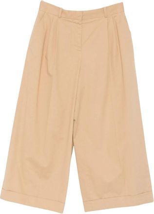 The Row Cropped Broeken - Dames - Vrijetijds broeken - Beige - XS - Broeken
