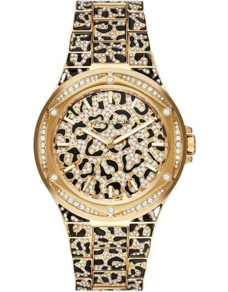 Michael Kors Womens Michael Kors MK7284 Animal Pav&eacute; Ladies Watch - Gold