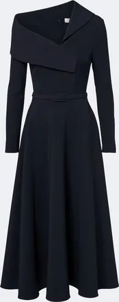 SAFiYAA Asymmetric cr&ecirc;pe cocktail dress