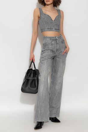 Iro Denim Top Clovis, Womens, Grey