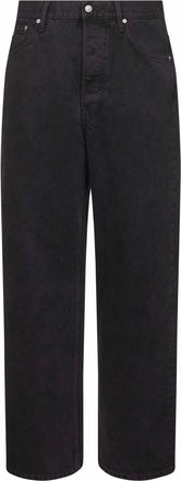 Dries Van Noten Paarse Straight Leg Jeans - Heren - Regular Fit Jeans - Paars - W31 - Katoen - Jeans