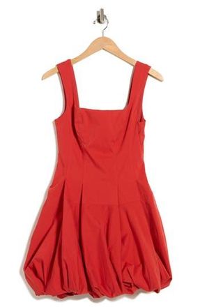 SIMKHAI Juni Bubble Hem Minidress in Crimson at Nordstrom Rack, Size 12