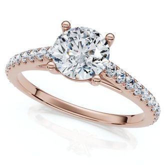 Pompeii3 1.30Ct Diamond Engagement Ring 14k Gold Lab Grown