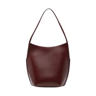 Jil Sander Tassen, Dames, Bruin, ONE Size, Leer, Kante Tote Bag