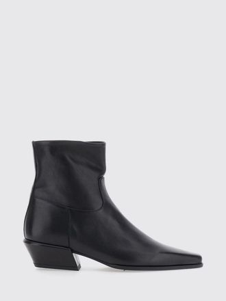Semicouture Flat Ankle Boot Woman color Black
